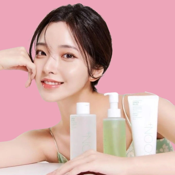 Korean skincare and Korean beauty serums, foam cleansers, sunscreen, toners, creams and moisturizers, mist, eye care