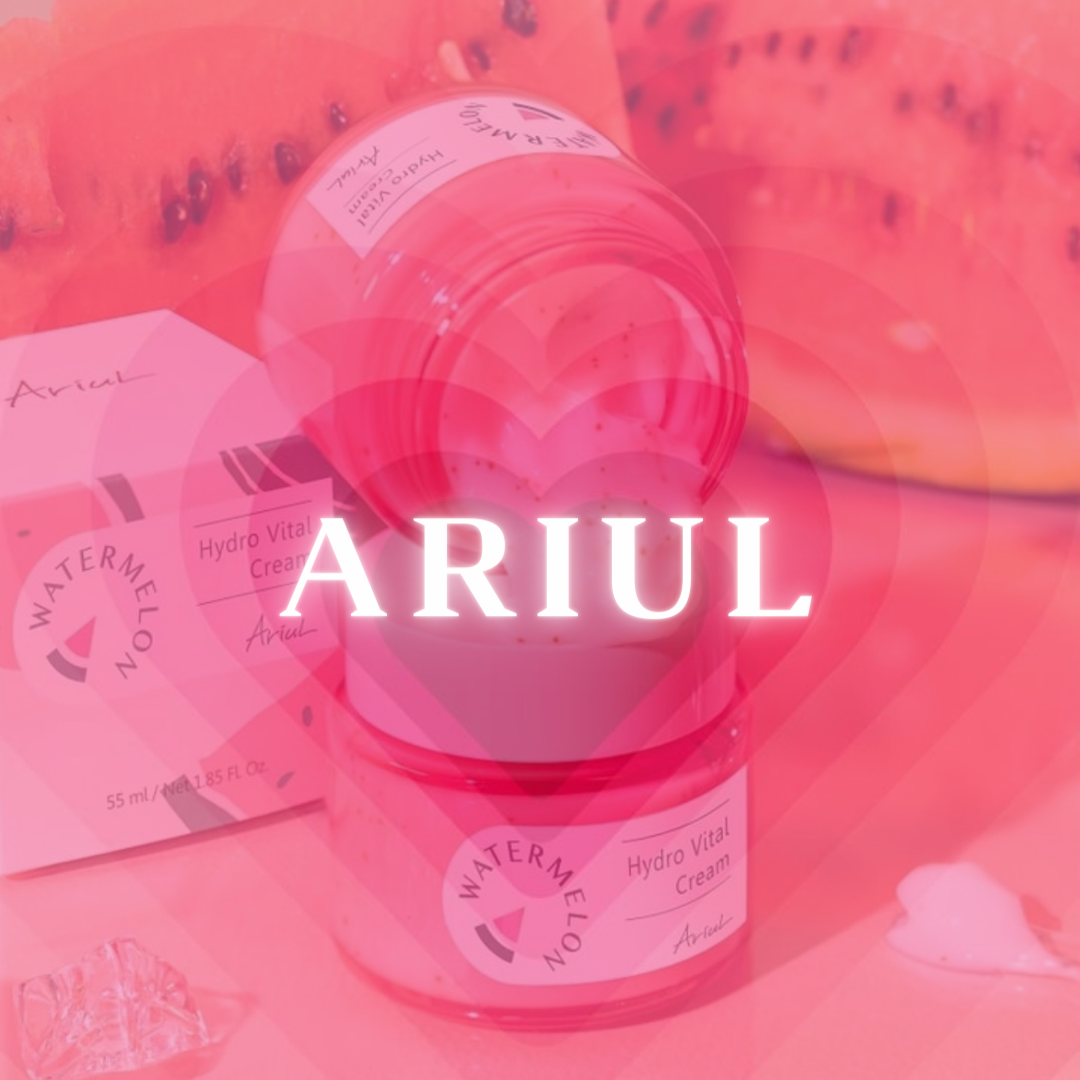 Ariul Korean Skincare. Gentle skincare from Ariul with Watermelon Hydro Vital Serum & Cleansing Tissues. Hydrate, soothe & refresh your skin with natural ingredients.