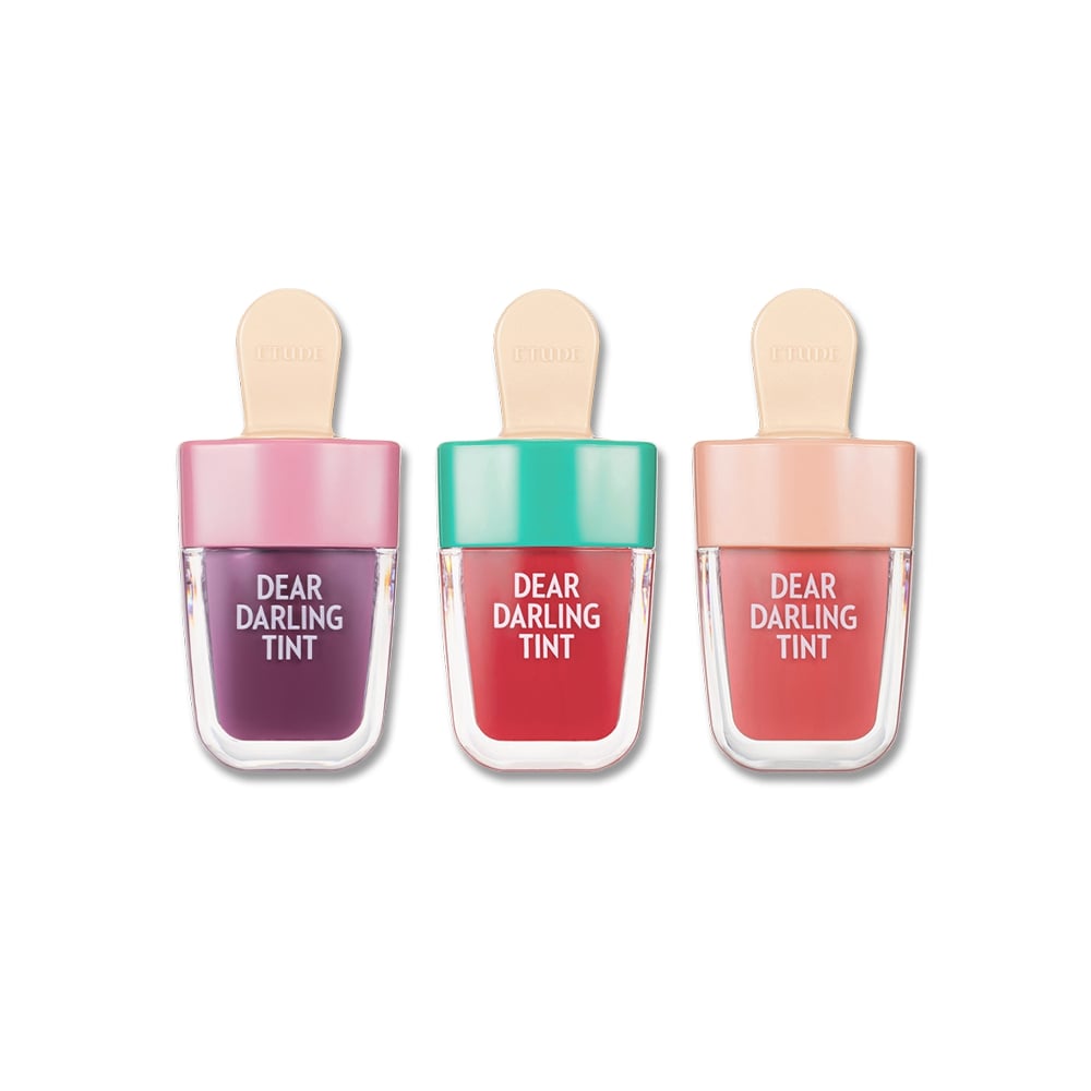 Etude House Dear Darling Water Gel Tint – vibrant, long-lasting lip tint in 5 shades for a fresh, ice cream-like finish