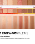 A compact Single File Eye Shadow Palette featuring 8 versatile shades in matte, pearl glitter, and shimmer finishes, perfect for creating a range of eye looks.