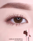 Displaying the 5 color options of Lilybyred AM9 to PM9 Survival Color Cara Mascara – Choco Brown, Rosy Brown, Ginger Brown, Mocha Brown, and Black Brown.