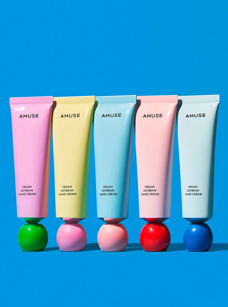 AMUSE Vegan Soybean Hand Cream – hypoallergenic, vegan, and cruelty-free for daily use