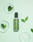 Key ingredients of Benton Deep Green Tea Lotion: green tea, Centella Asiatica, and sunflower seed oil. These plant-based ingredients hydrate, soothe, and strengthen the skin.