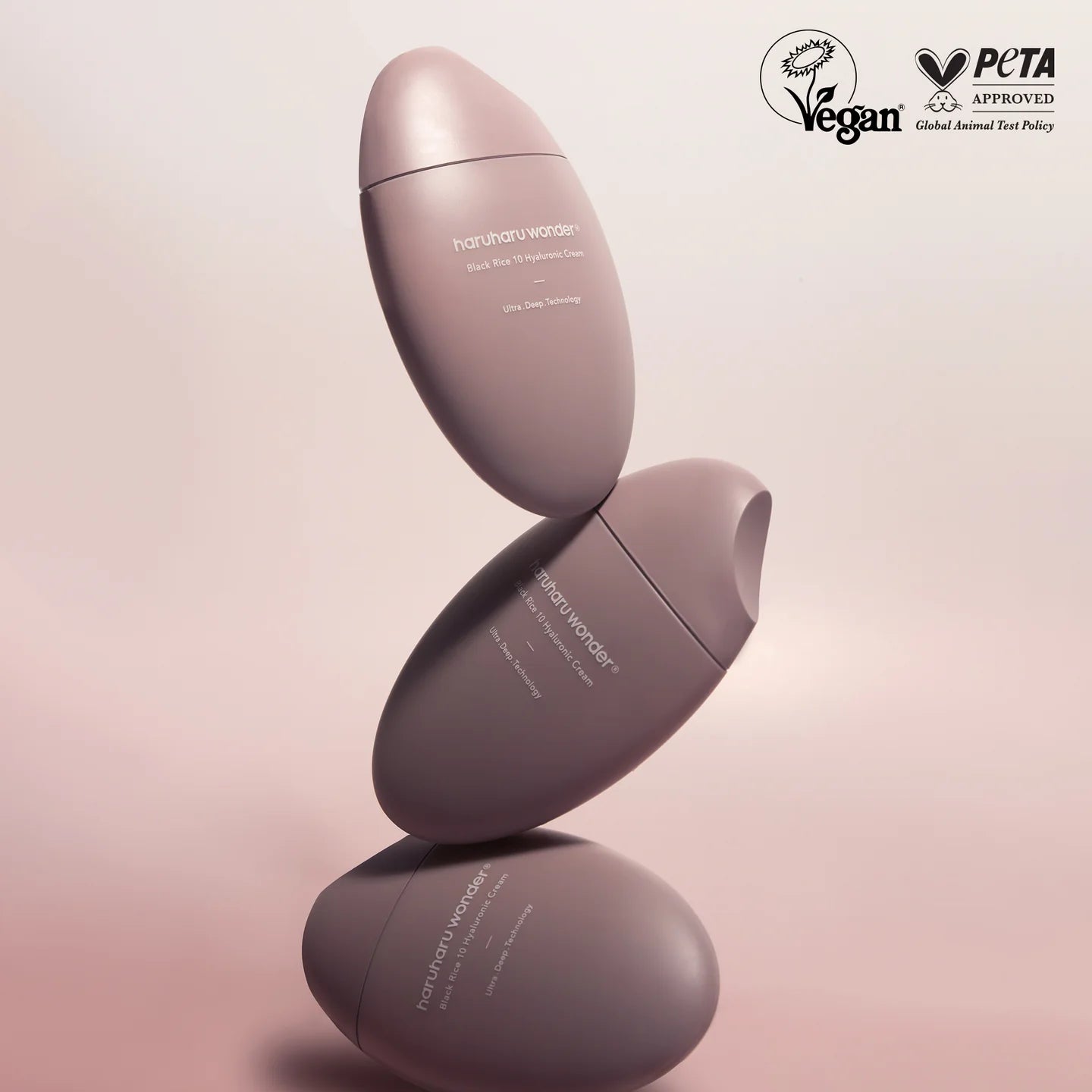 Haruharu Wonder Black Rice Hyaluronic Cream with natural ingredients for deep hydration and skin protection