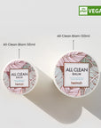 Heimish All Clean Balm melting into oil, gently removing makeup, dirt, and impurities for a quick, one-step cleanse