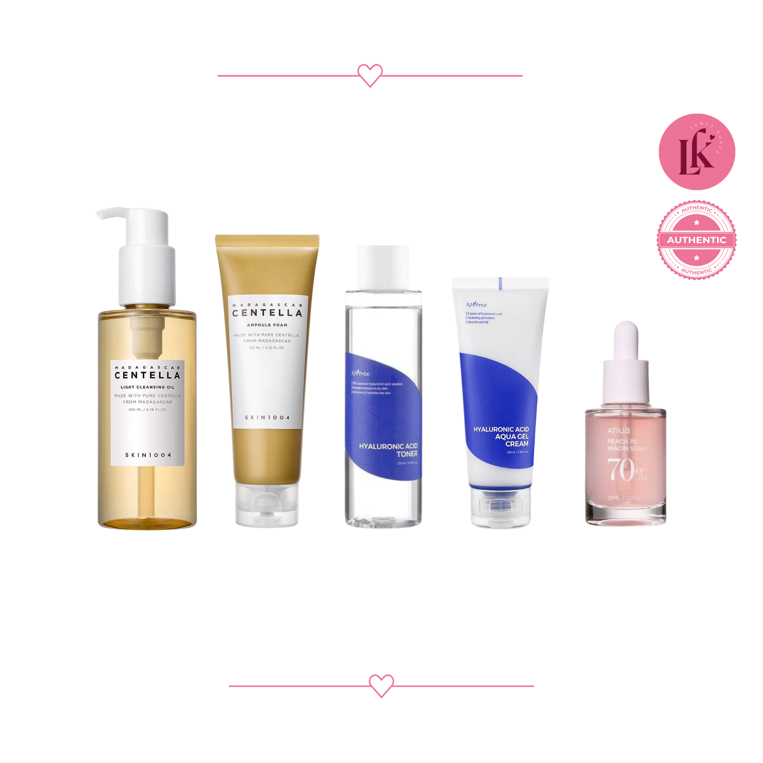 Complete Korean Skincare Routine for Dry Skin - 5-step system to cleanse, hydrate, and nourish dry, dehydrated skin for a soft and revitalized complexion
