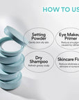 Innisfree No Sebum Mineral Pact – 8.5g compact powder that controls excess oil, fixes makeup, and leaves skin smooth and fresh without flaking.