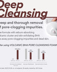 Innisfree Volcanic Pore BHA Cleansing Foam – 150ml daily foam cleanser with Jeju Volcanic Cluster to deep clean pores, remove excess oil, and control sebum