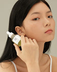 Close-up of Beauty of Joseon Calming Serum Green Tea + Panthenol showing its lightweight, hydrating texture, perfect for calming irritated skin and strengthening the moisture barrier