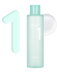 numbuzin toners Numbuzin No.1 Pure-Full Calming Herb Toner (300 ml) featuring a sleek, minimalistic bottle design with key calming herbs like Centella Asiatica, Houttuynia Cordata, and Licorice.