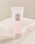Beauty of Joseon Red Bean Water Gel being applied to clean skin, providing lightweight hydration without clogging pores or leaving a greasy residue