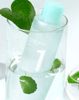 numbuzin toners Numbuzin No.1 Pure-Full Calming Herb Toner (300 ml) featuring a sleek, minimalistic bottle design with key calming herbs like Centella Asiatica, Houttuynia Cordata, and Licorice.