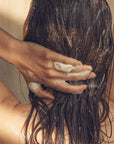 Aromatica Rosemary Scalp Scaling Shampoo leaves the scalp deeply cleansed and refreshed with soothing rosemary essential oil