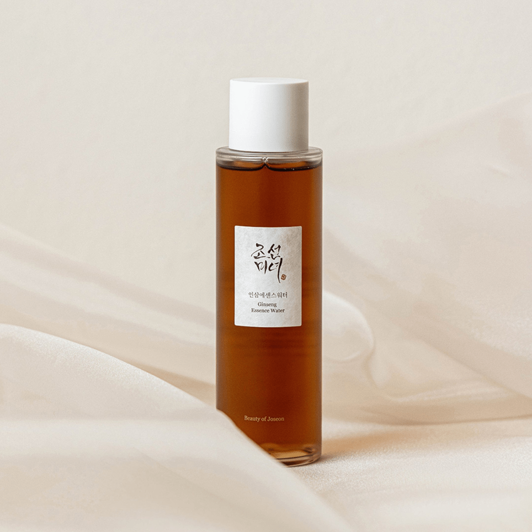 Beauty of Joseon Ginseng Essence Water 150ml, made with 80% ginseng root water to deeply hydrate and nourish the skin, balancing moisture levels and improving skin texture.