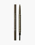 Peripera Speedy Eyebrow Auto Pencil with a sleek, easy-to-use design. Available in two shades: Black Brown and Gray Brown. The pencil creates natural-looking, long-lasting brows with a smooth, soft finish.