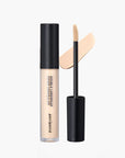 Peripera Double Longwear Cover Concealer, featuring a double powder formula for smooth, long-lasting coverage that effectively hides blemishes, dark circles, and imperfections.