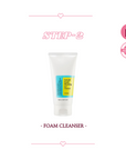 Korean skincare for sensitive skin 2nd product Cosrx Low pH Good Morning Gel Cleanser - mild foaming cleanser with tea tree oil and BHA for balanced, irritation-free skin