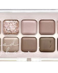 Lilybyred Mood Keyboard – 10-shade eye shadow palette with a mix of matte, shimmer, and glitter textures for creating bold, sassy eye makeup looks.