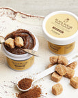 Skinfood Black Sugar Mask Wash Off – 120g exfoliating mask made with organic black sugar granules, Macadamia Seed Oil, and Shea Butter to hydrate, exfoliate, and smooth the skin.