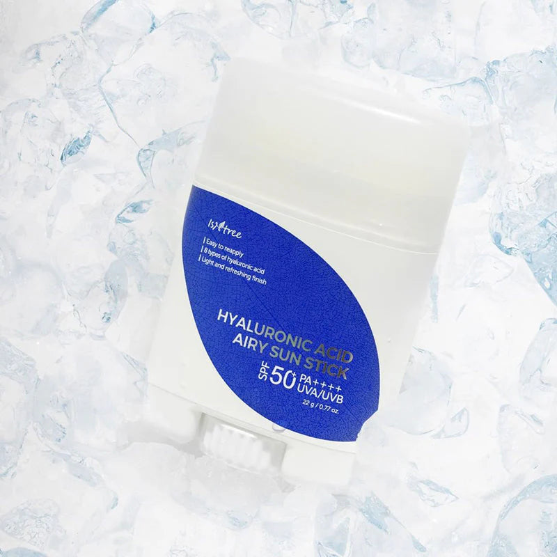 Isntree Hyaluronic Acid Airy Sun Stick – SPF50 sun protection with hydrating Hyaluronic Acid, perfect for all skin types
