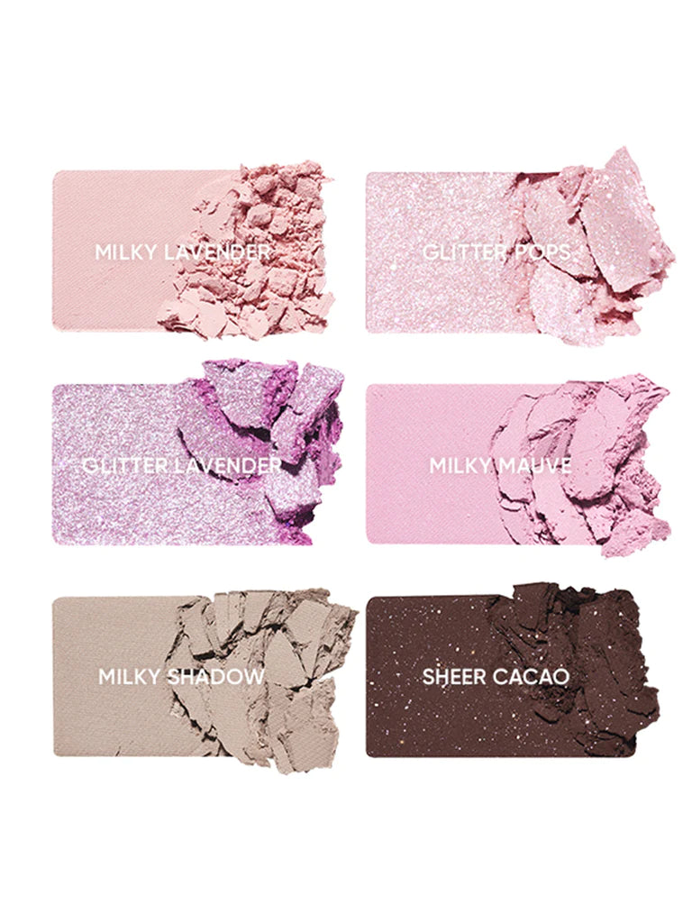 AMUSE Eye Vegan Sheer Palette – easy application with fingers or brush, ideal for quick, effortless makeup