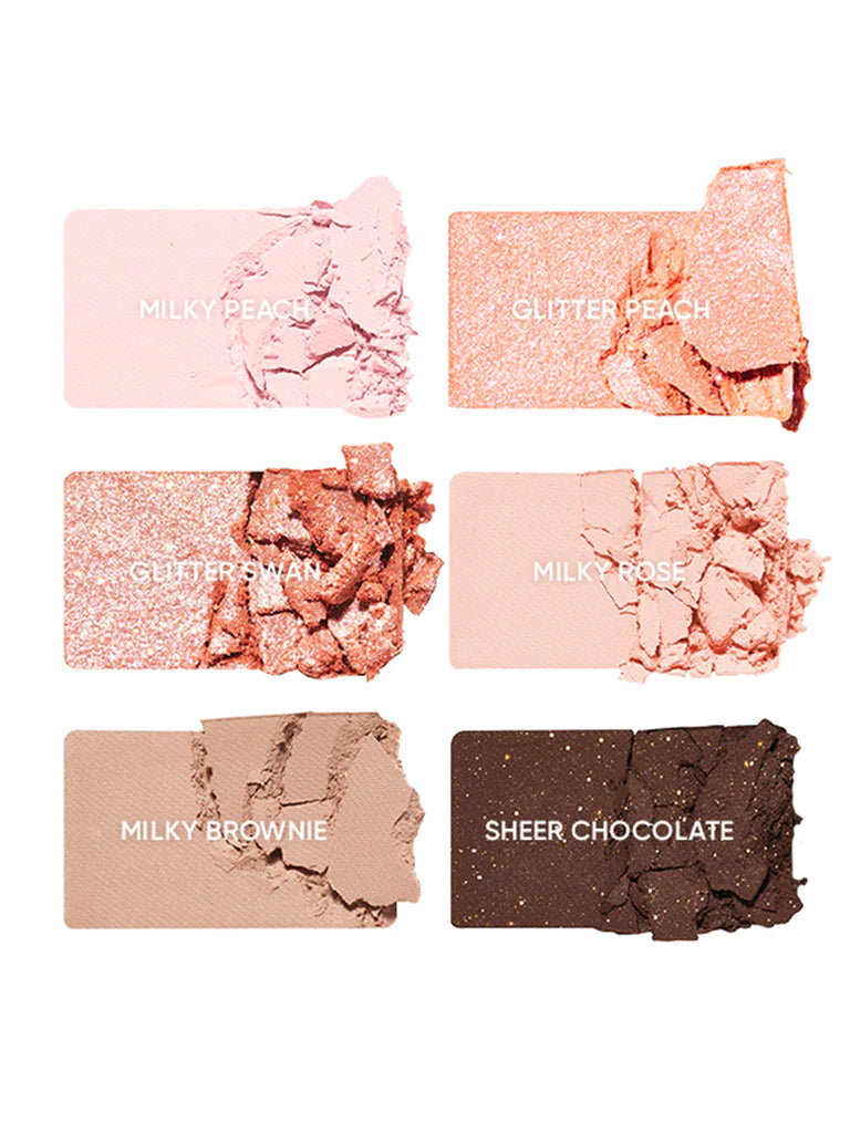 AMUSE Eye Vegan Sheer Palette – 4 stunning shades for all skin tones, offering comfortable, long-lasting wear