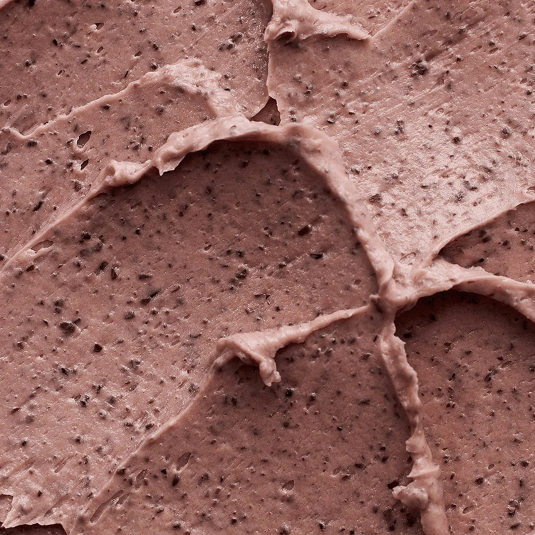 Beauty of Joseon Red Bean Refreshing Pore Mask with a smooth, creamy texture, applied to skin to cleanse and tighten pores