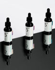 Numbuzin No.5 Vitamin Concentrated Serum (50 ml) bottle showcasing the formula with glutathione, vitamin C, and tranexamic acid to target pigmentation, dark spots, and uneven skin tone, providing a radiant, brightened complexion.