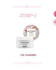 K-Skincare routine for oily skin 1st product Heimish All Clean Balm - makeup remover and cleanser with shea butter and plant oils for clear, fresh skin