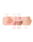 AMUSE Vegan Face All Palette – features five unique textures: matte, jelly glitter, shimmer, blush, and highlighter
