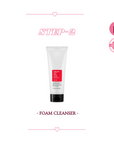K-Skincare routine for oily skin 2nd product Cosrx Salicylic Acid Daily Gentle Cleanser - foaming cleanser with salicylic acid and tea tree oil for acne-prone skin