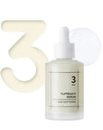 Numbuzin Serum 3 Skin Softening Serum (50 ml) featuring the sleek, modern bottle design with a focus on brightening, hydration, and smooth skin benefits.