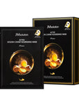 JM Solution Active Gold Caviar Nourishing Mask - luxurious sheet mask with caviar extract and gold capsules for deep hydration and firmness