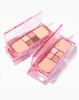 AMUSE Vegan Face All Palette – all-in-one eyeshadow, blush, and highlighter for a radiant, fresh look