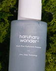 Haruharu Wonder Black Rice Hyaluronic Essence showcasing its lightweight texture and non-greasy formula