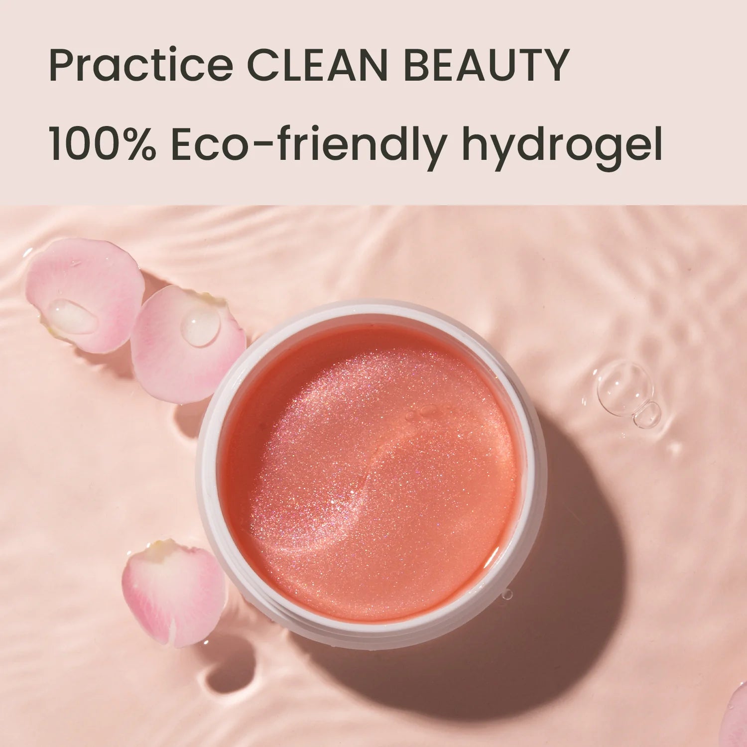 Heimish Bulgarian Rose Hydrogel Eye Patch packaging with calming rose scent and nourishing ingredients for the delicate skin around the eyes