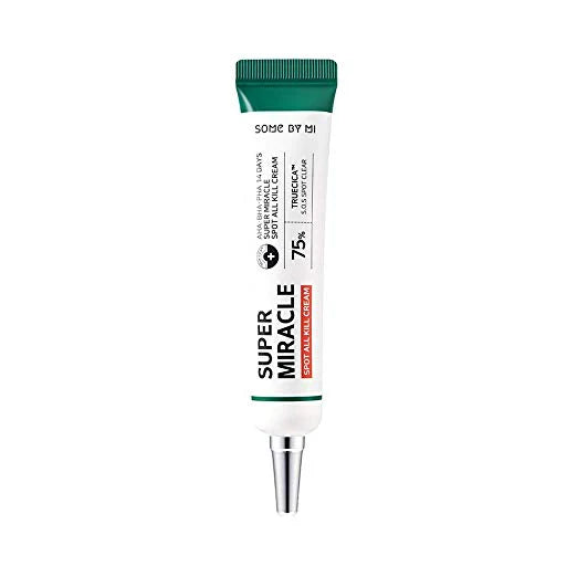 Some By Mi AHA BHA PHA 14 Days Super Miracle Spot All Kill Cream – Targeted spot treatment to reduce pimples, blemishes, and calm troubled skin.