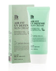 Benton Air Fit UV Defense Sun Cream enriched with soothing Centella Asiatica, hydrating Panthenol, and antioxidant Tocopherol to protect and nourish the skin