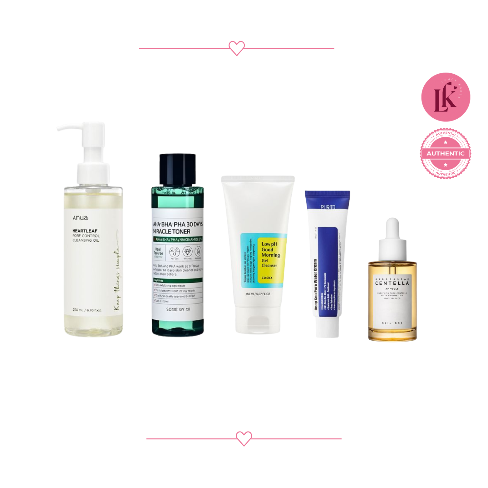 Complete Korean Skincare Routine for Combination Skin - 5 products to balance, hydrate, and improve skin texture