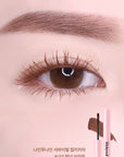 Displaying the 5 color options of Lilybyred AM9 to PM9 Survival Color Cara Mascara – Choco Brown, Rosy Brown, Ginger Brown, Mocha Brown, and Black Brown.