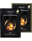 JM Solution Active Gold Caviar Nourishing Mask - luxurious sheet mask with caviar extract and gold capsules for deep hydration and firmness