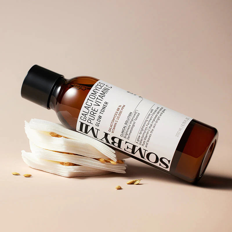 Some By Mi Galactomyces Pure Vitamin C Glow Toner – A brightening toner formulated with 88% Galactomyces ferment filtrate to hydrate, smooth, and revitalize skin for a healthy glow.