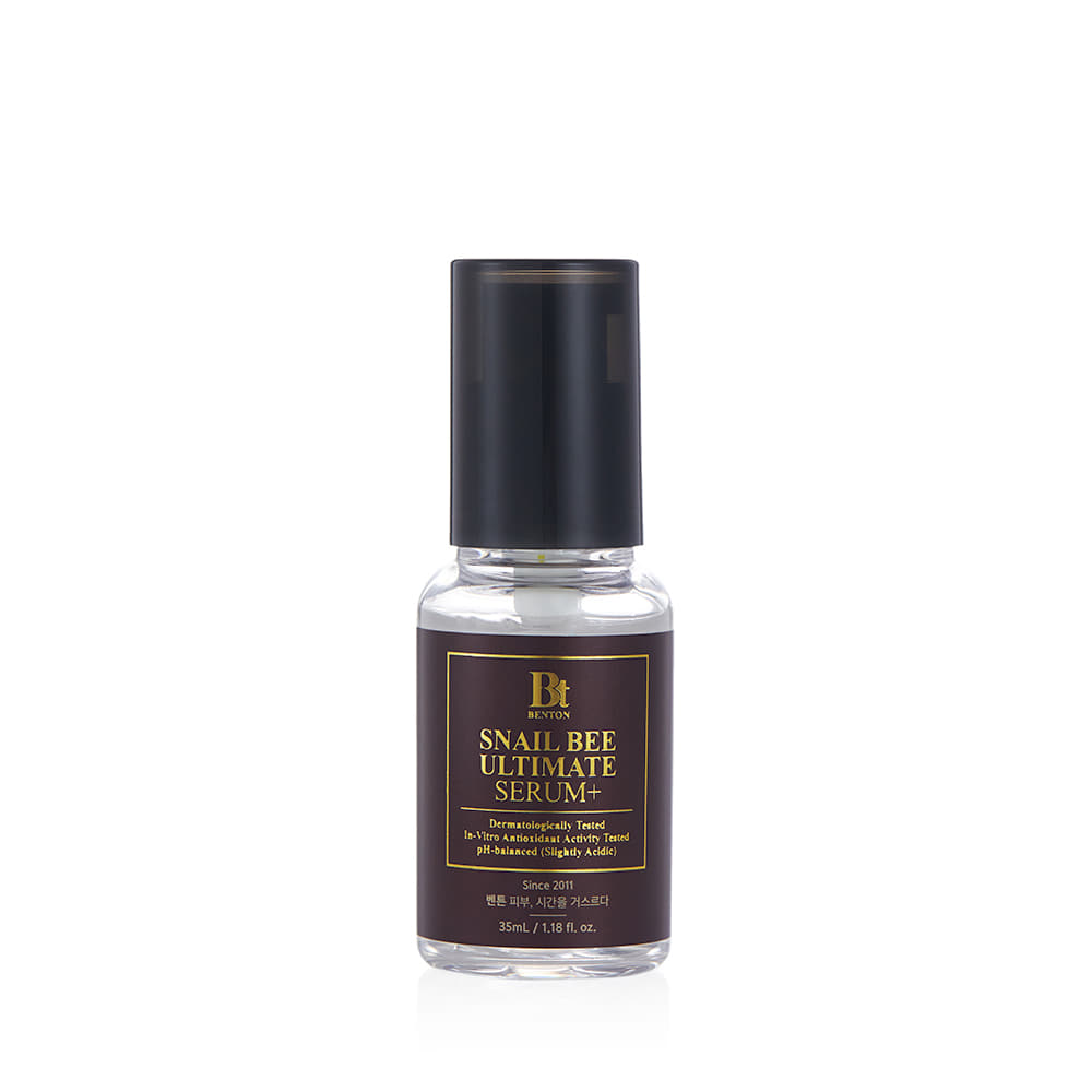Benton Snail Bee Ultimate Serum Plus 35ml – Skin serum with 70% snail secretion and yeast to improve elasticity, regenerate skin, and address problematic skin concerns