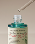 Artichoke Intensive Skin Barrier Ampoule brightens skin tone and improves texture, thanks to antioxidant-rich ingredients like licorice and hawkweed