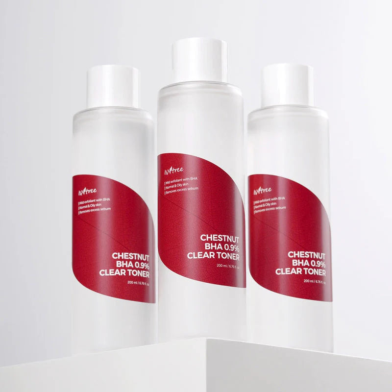 Isntree Clear Skin BHA Toner – 200ml gentle toner with Salicylic Acid (BHA) to remove blackheads, excess oil, and clean pores for smooth skin