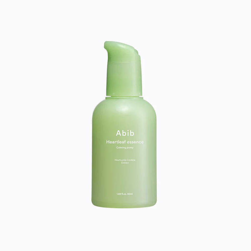 "Heartleaf Essence – soothing and hydrating Korean skincare essence for sensitive, red, and irritated skin with heartleaf extract