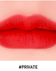 13 shades of 3CE Velvet Lip Tint – soft matte, sherbet-like texture for a natural lip color finish
