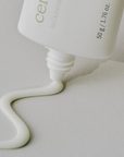 Close-up of Mixsoon Centella Sun Cream’s smooth, serum-like texture – Lightweight and fast-absorbing for a refreshing finish that hydrates and protects the skin.