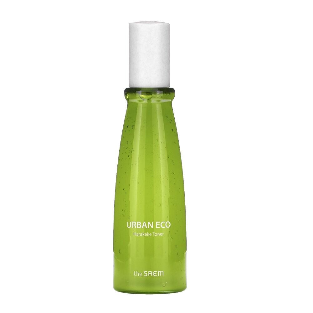 Saem Urban Eco Harakeke Toner – A hydrating toner made with Harakeke, Calendula Flower Water, and Manuka Honey to provide deep moisture, improve skin texture, and keep skin smooth without feeling greasy.
