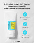COSRX Low pH Good Morning Gel Cleanser – Key ingredients like Tea Tree Oil and Betaine Salicylate help cleanse and soothe the skin